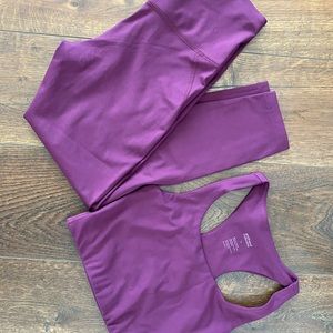 New Girlfriend Collective leggings and sports bra